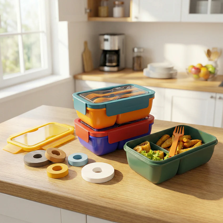 Kids lunch box for school with spoon and fork – Kiddo 850ml lunch box