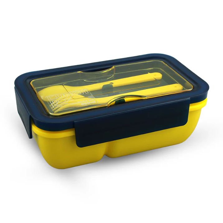Kiddo two-tier lunch box for kids – 850ml school lunch box, front view
