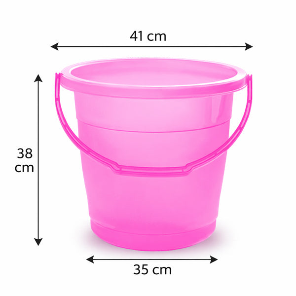 Glow Bath Bucket Transparent
