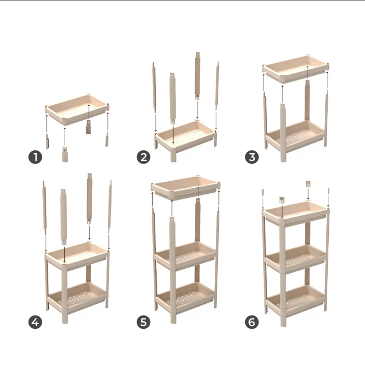 SpaceMax 3-Tier Storage Rack